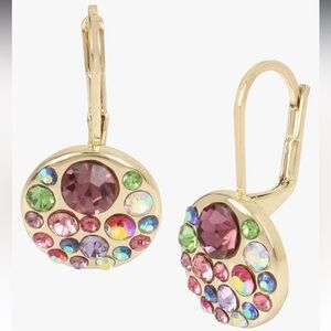 Betsey Johnson cluster stone earrings